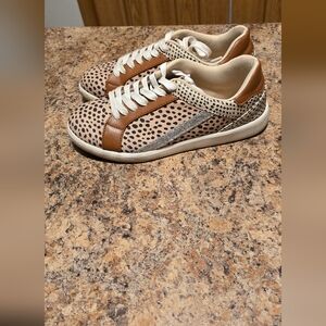 torrid Tan Leopard Print Brown Sneakers Polka Dot Glitter Casual Tennis Shoe